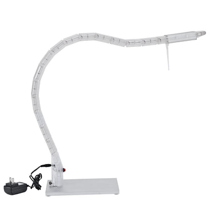 Inspect Table Lamp in White