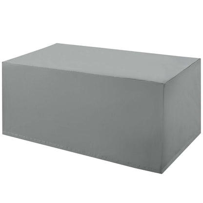 Immerse Convene / Sojourn / Summon Coffee Table Outdoor Patio Furniture Cover, Fabric, Grey Gray, 17279