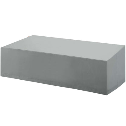 Immerse Convene / Sojourn / Summon Loveseat and Varied Use Outdoor Patio Furniture Cover, Fabric, Grey Gray, 17280