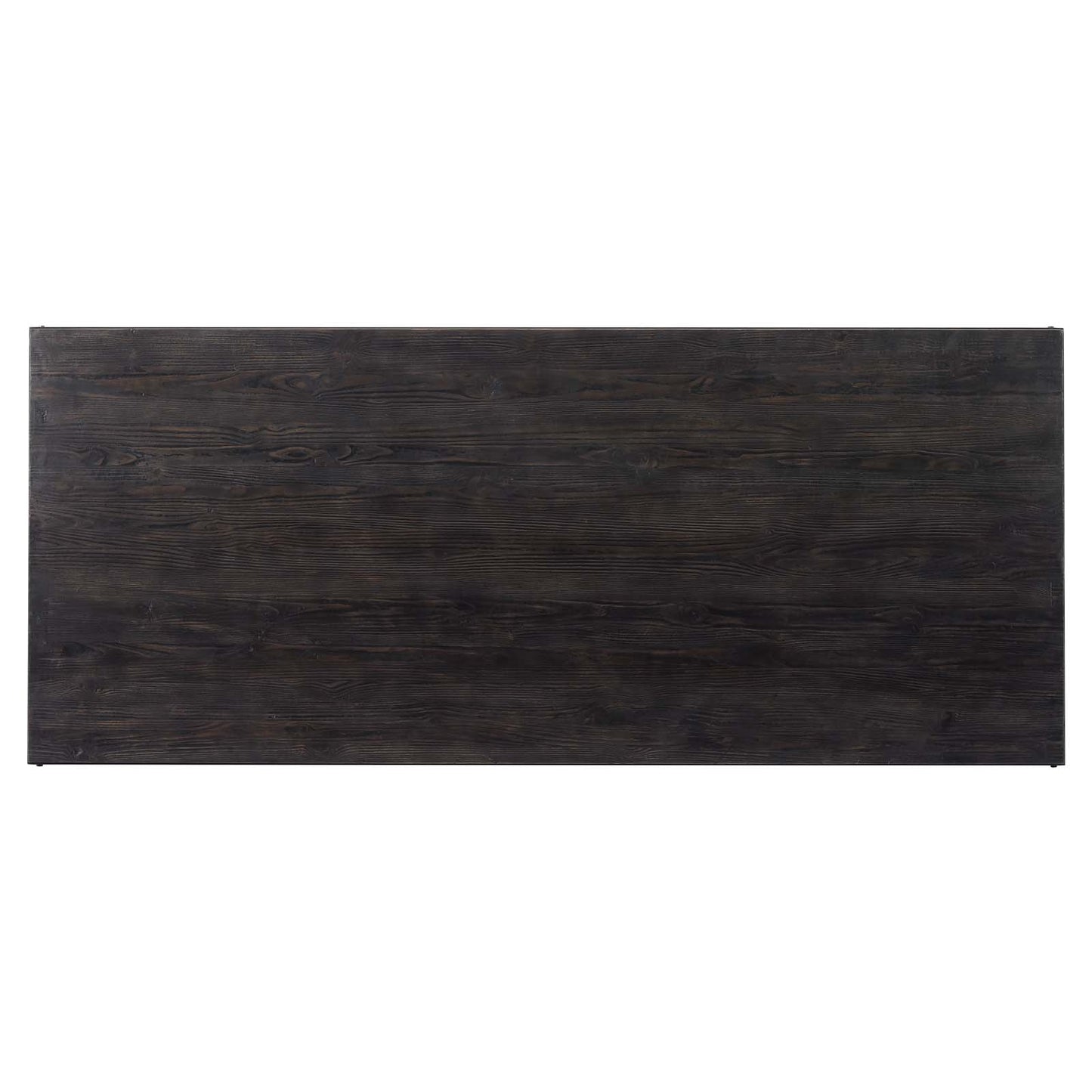 Genuine 96" Crank Height Adjustable Rectangle Dining and Conference Table, Wood Metal Steel, Black, 17282