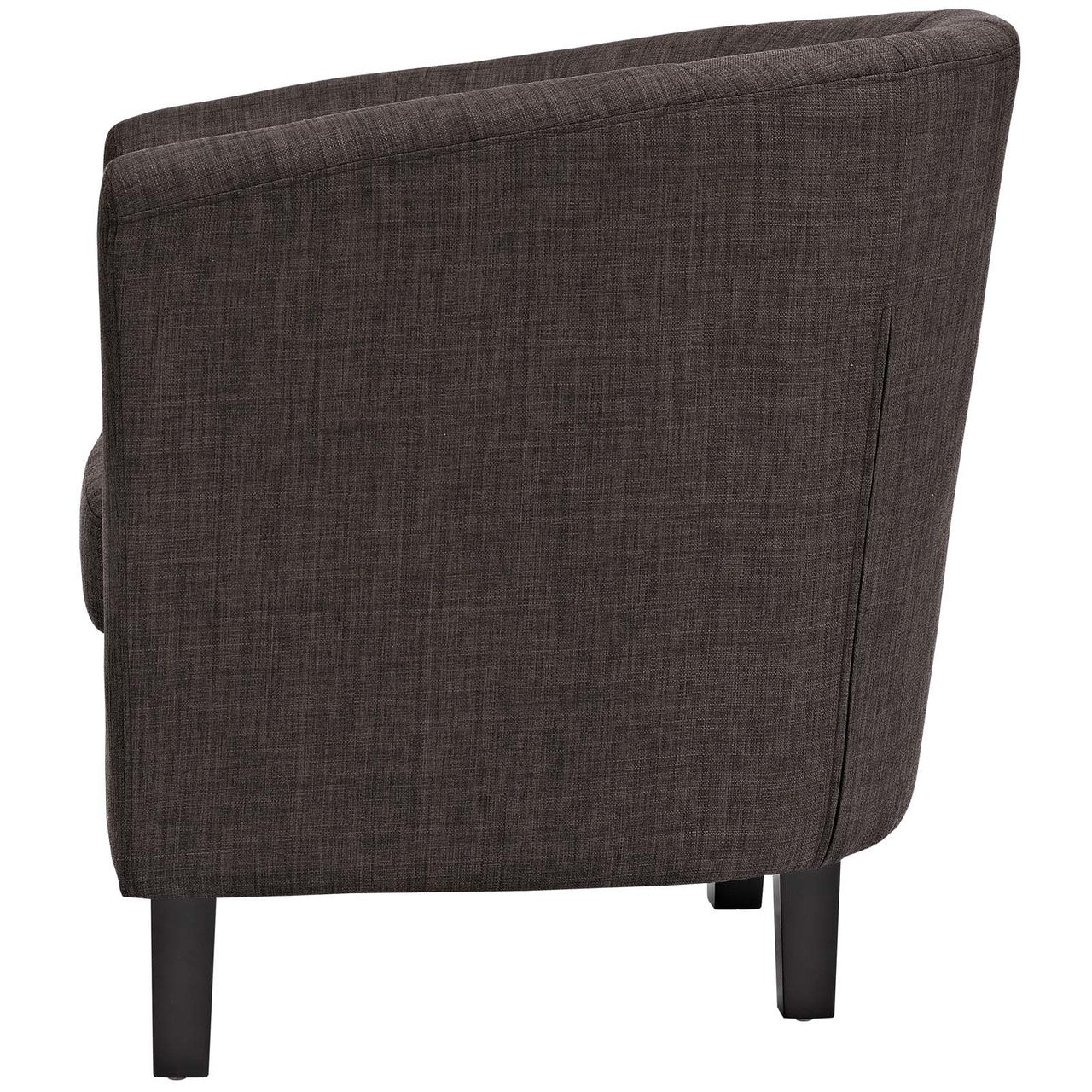 Prospect 3 Piece Upholstered Fabric Loveseat and Armchair Set, Fabric, Brown 14207