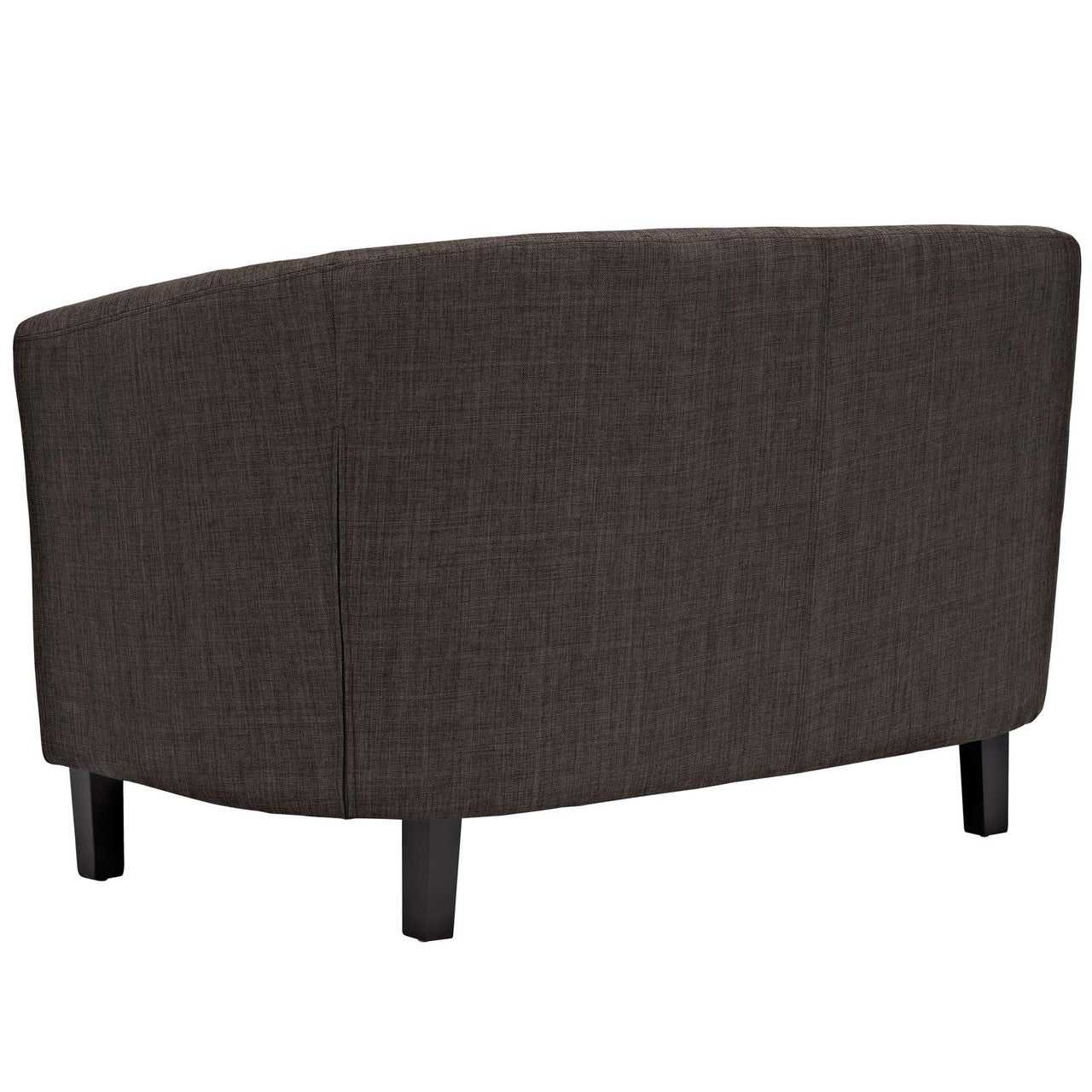 Prospect 3 Piece Upholstered Fabric Loveseat and Armchair Set, Fabric, Brown 14207