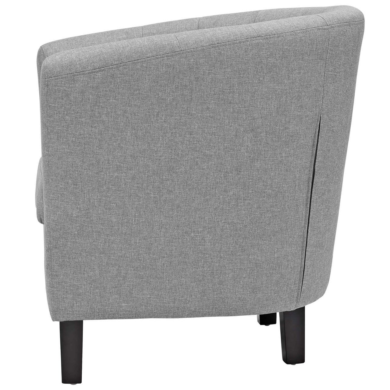Prospect 3 Piece Upholstered Fabric Loveseat and Armchair Set, Fabric, Light Grey Gray 14211