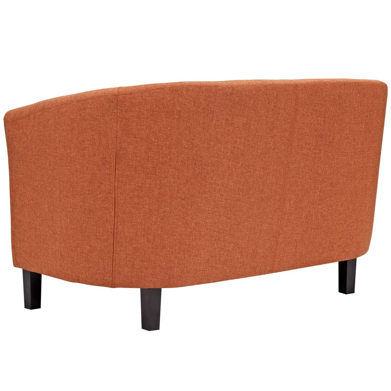 Prospect 3 Piece Upholstered Fabric Loveseat and Armchair Set, Fabric, Orange 14212