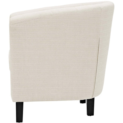 Prospect 2 Piece Upholstered Fabric Armchair Set, Fabric, Beige 14216