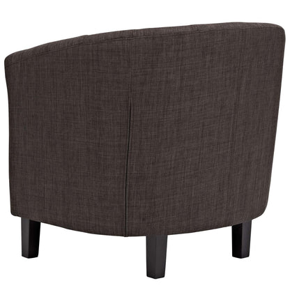 Prospect 2 Piece Upholstered Fabric Armchair Set, Fabric, Brown 14217