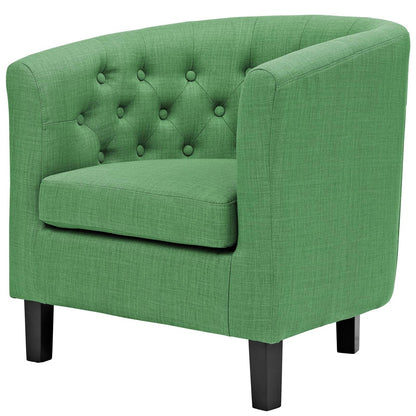 Prospect 2 Piece Upholstered Fabric Armchair Set, Fabric, Green 14218