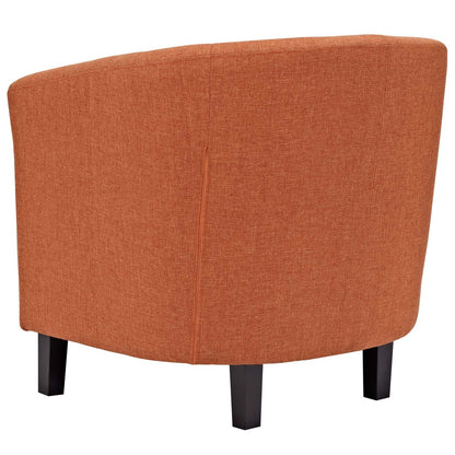 Prospect 2 Piece Upholstered Fabric Armchair Set, Fabric, Orange 14222