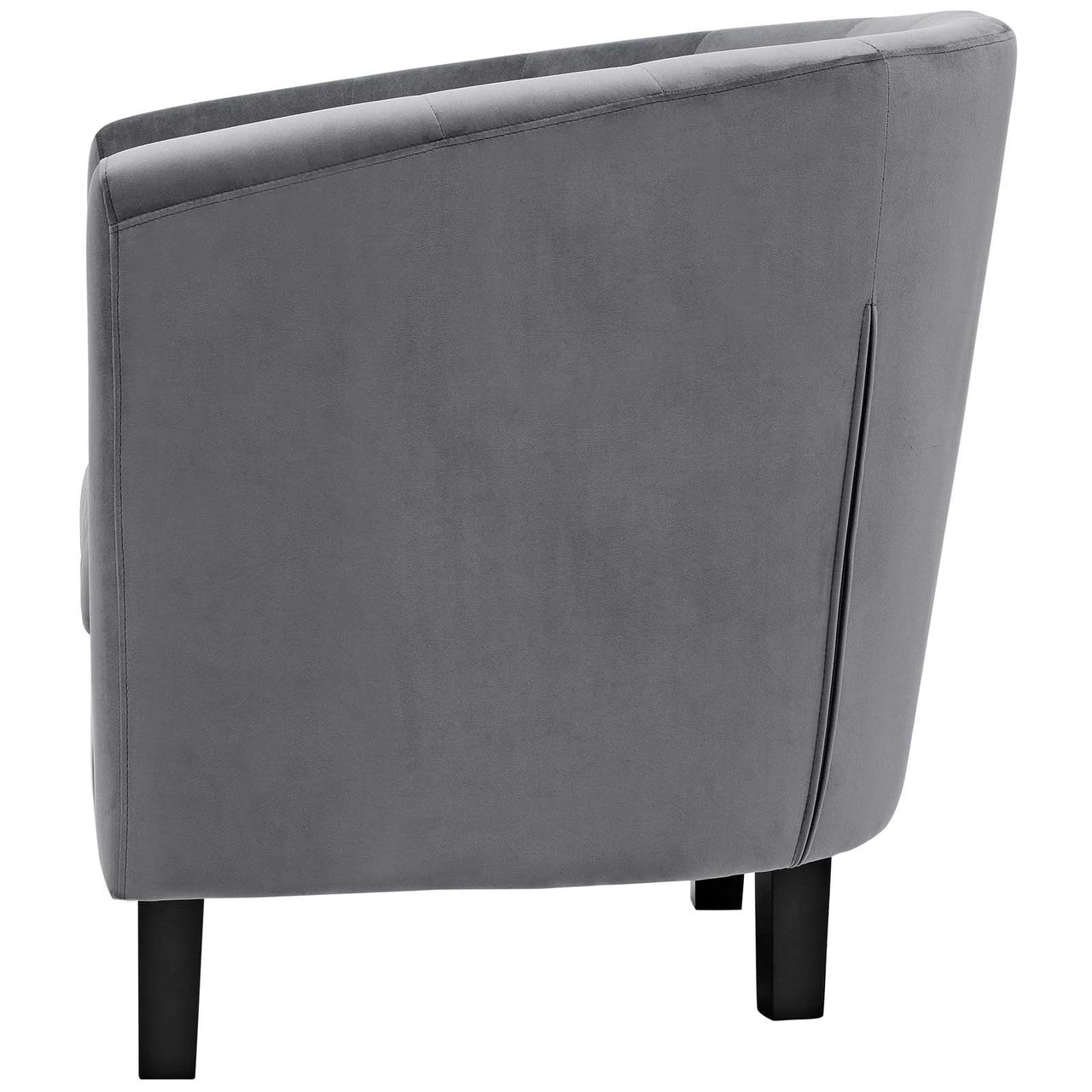 Prospect 2 Piece Velvet Armchair Set, Velvet Fabric, Grey Gray 14231