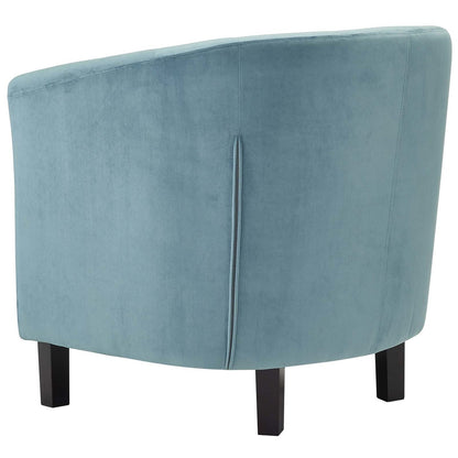 Prospect 2 Piece Velvet Armchair Set, Velvet Fabric, Blue 14234