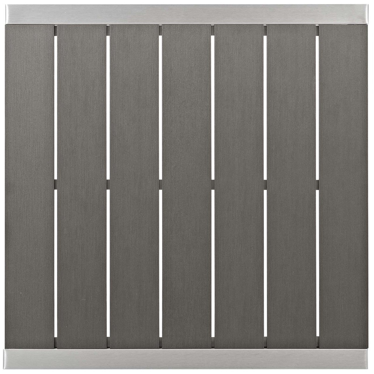 Shore 3 Piece Outdoor Patio Aluminum Outdoor Pub Set, Aluminum Metal Steel, Grey Gray 14243