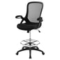 Assert Mesh Drafting Chair, Fabric, Black 15061