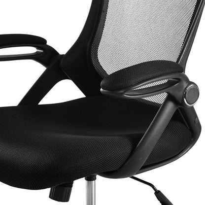 Assert Mesh Drafting Chair, Fabric, Black 15061