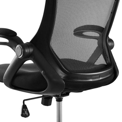 Assert Mesh Drafting Chair, Fabric, Black 15061