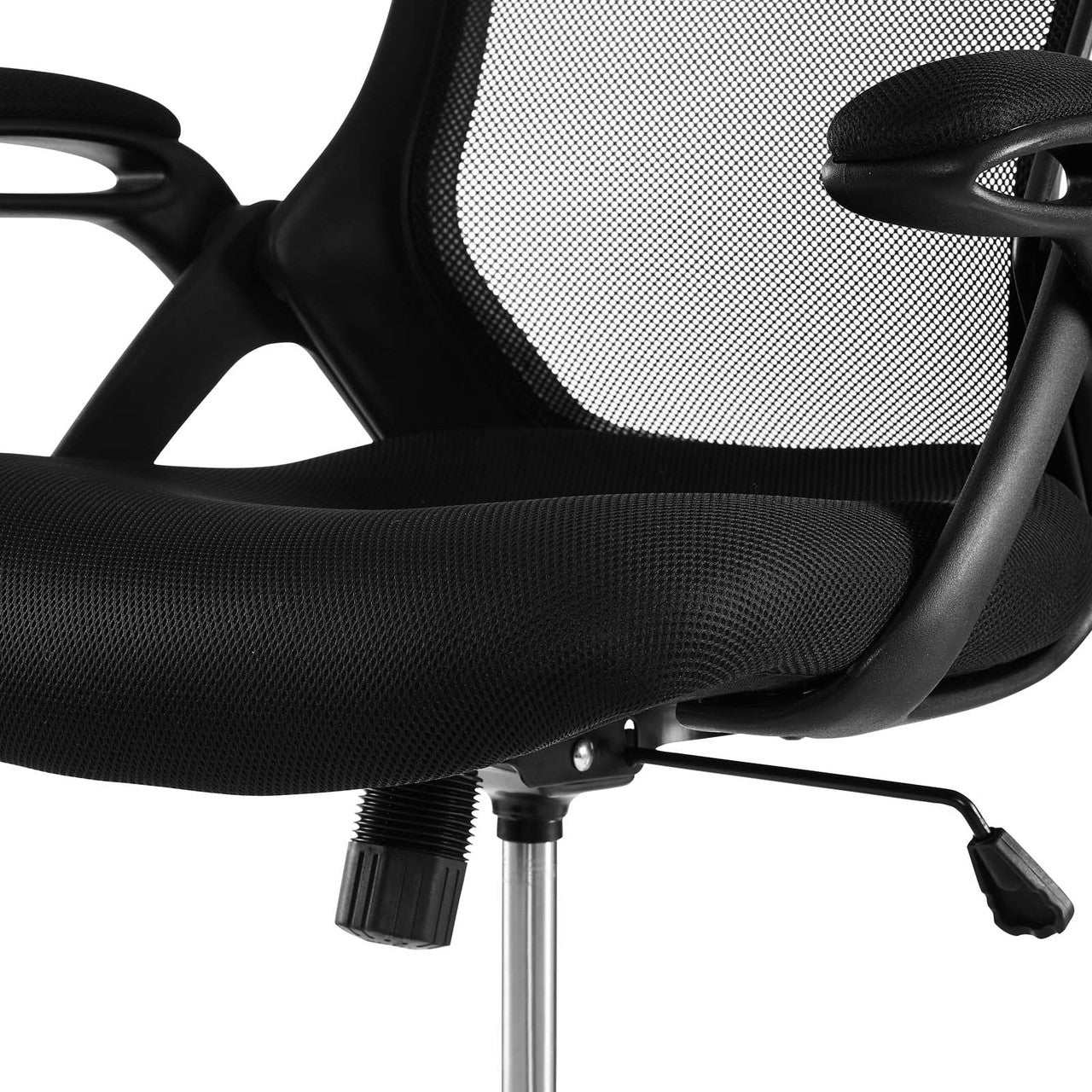 Assert Mesh Drafting Chair, Fabric, Black 15061