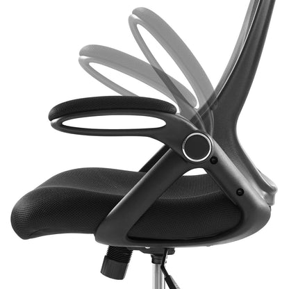 Assert Mesh Drafting Chair, Fabric, Black 15061