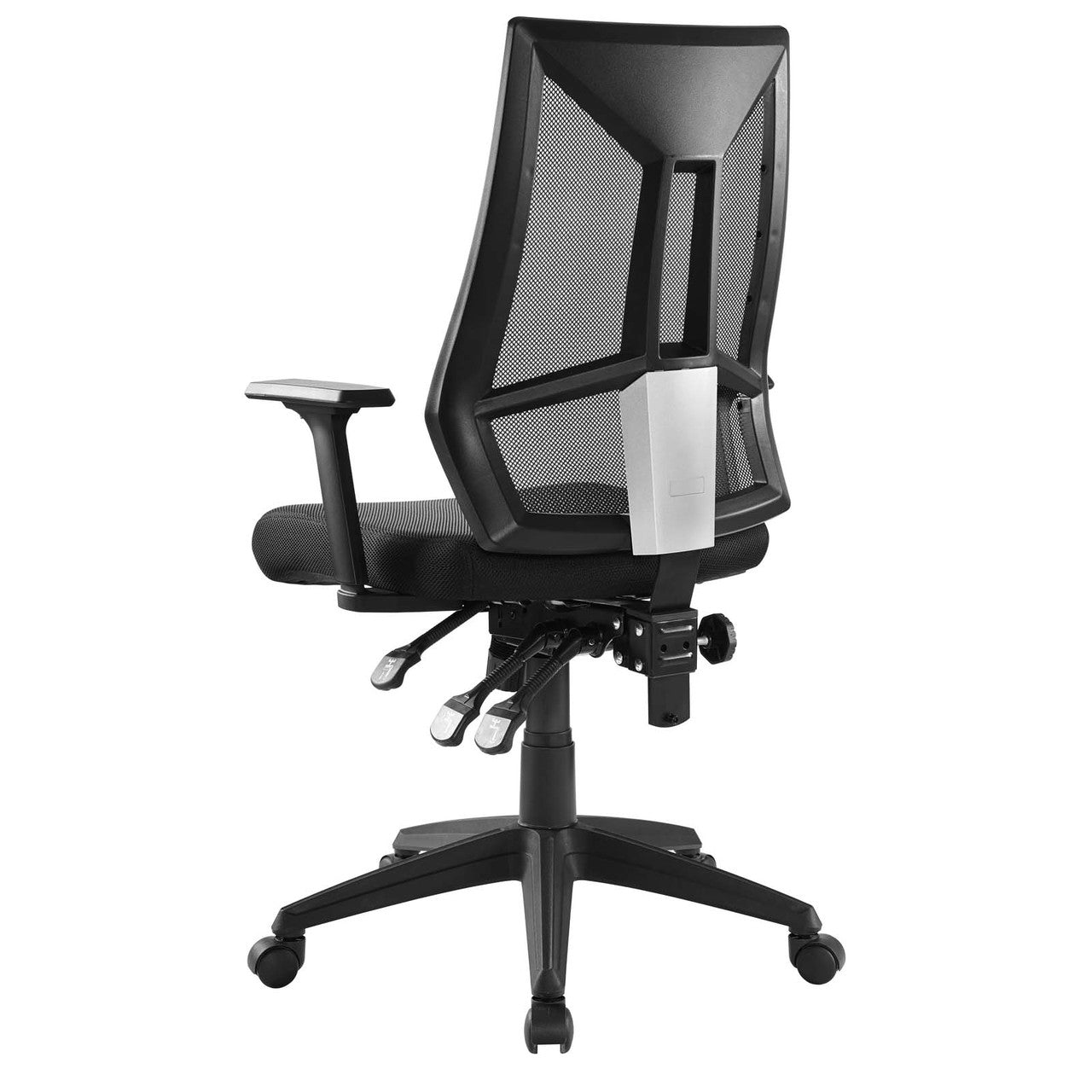 Extol Mesh Office Chair, Fabric, Black 15062