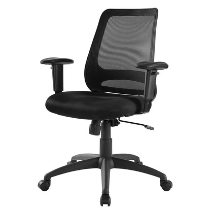 Forge Mesh Office Chair, Fabric, Black 15065
