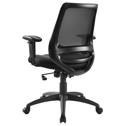 Forge Mesh Office Chair, Fabric, Black 15065