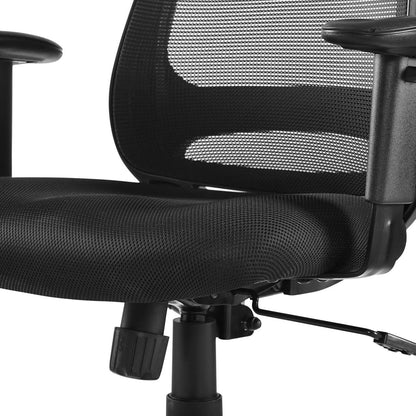Forge Mesh Office Chair, Fabric, Black 15065