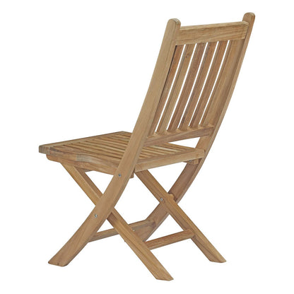 Marina 9 Piece Outdoor Patio Teak Outdoor Dining Set, Wood, Natural 14251