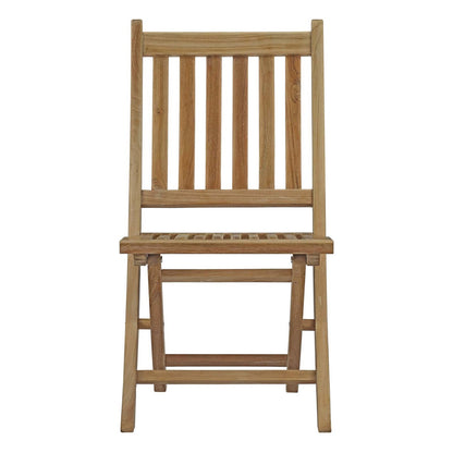 Marina 9 Piece Outdoor Patio Teak Outdoor Dining Set, Wood, Natural 14251