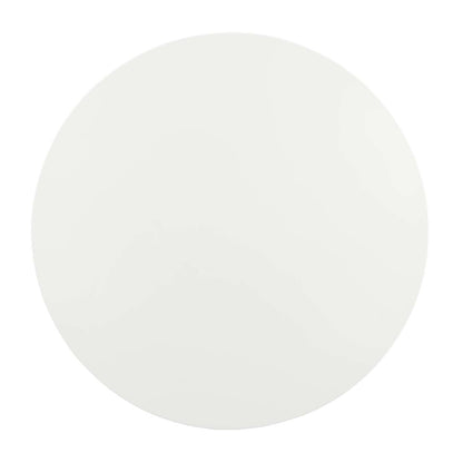 Lippa 47" Round Dining Table, Metal Steel Wood, Gold White 15211