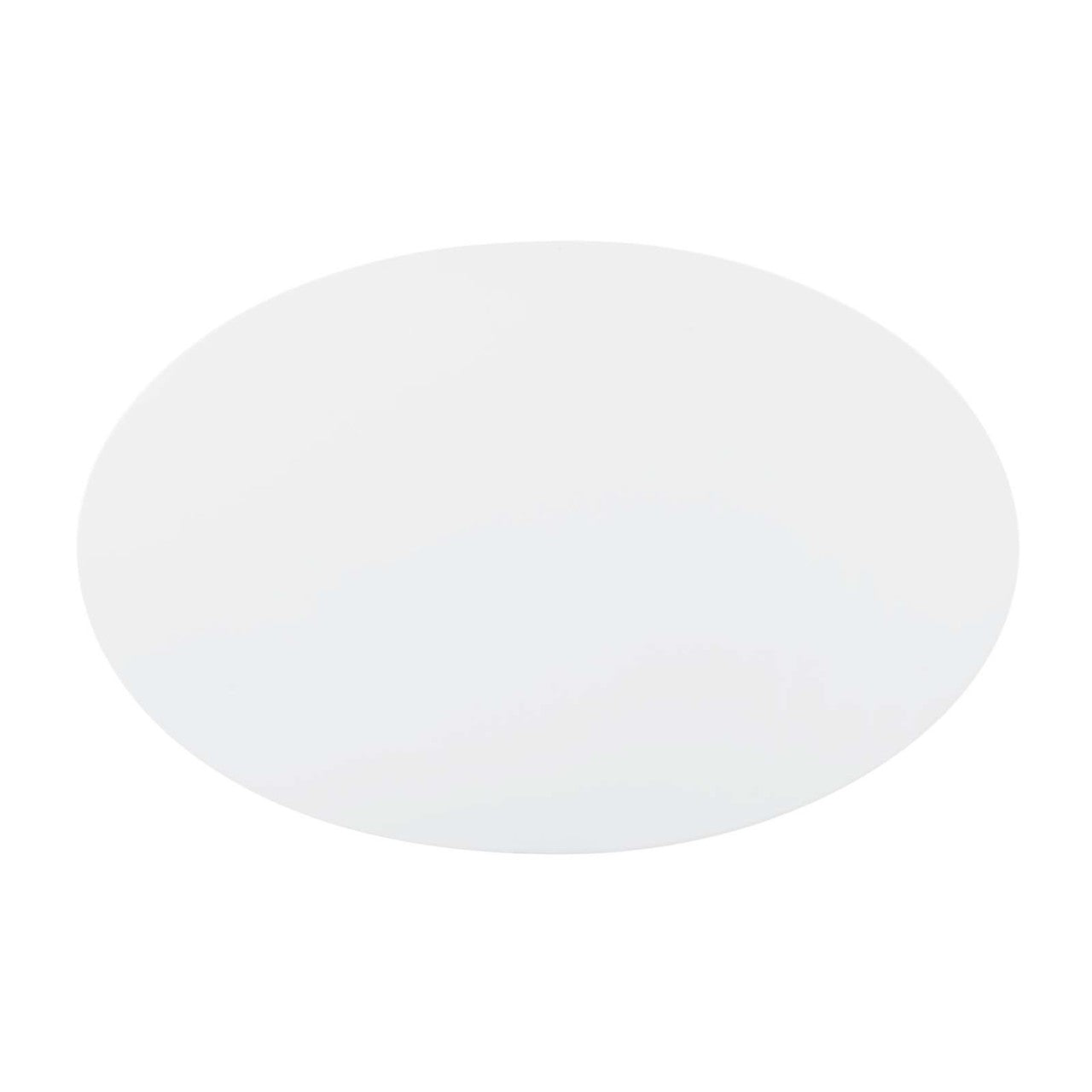 Lippa 42" Oval-Shaped Coffee Table, Metal Steel Wood, Gold White 14262