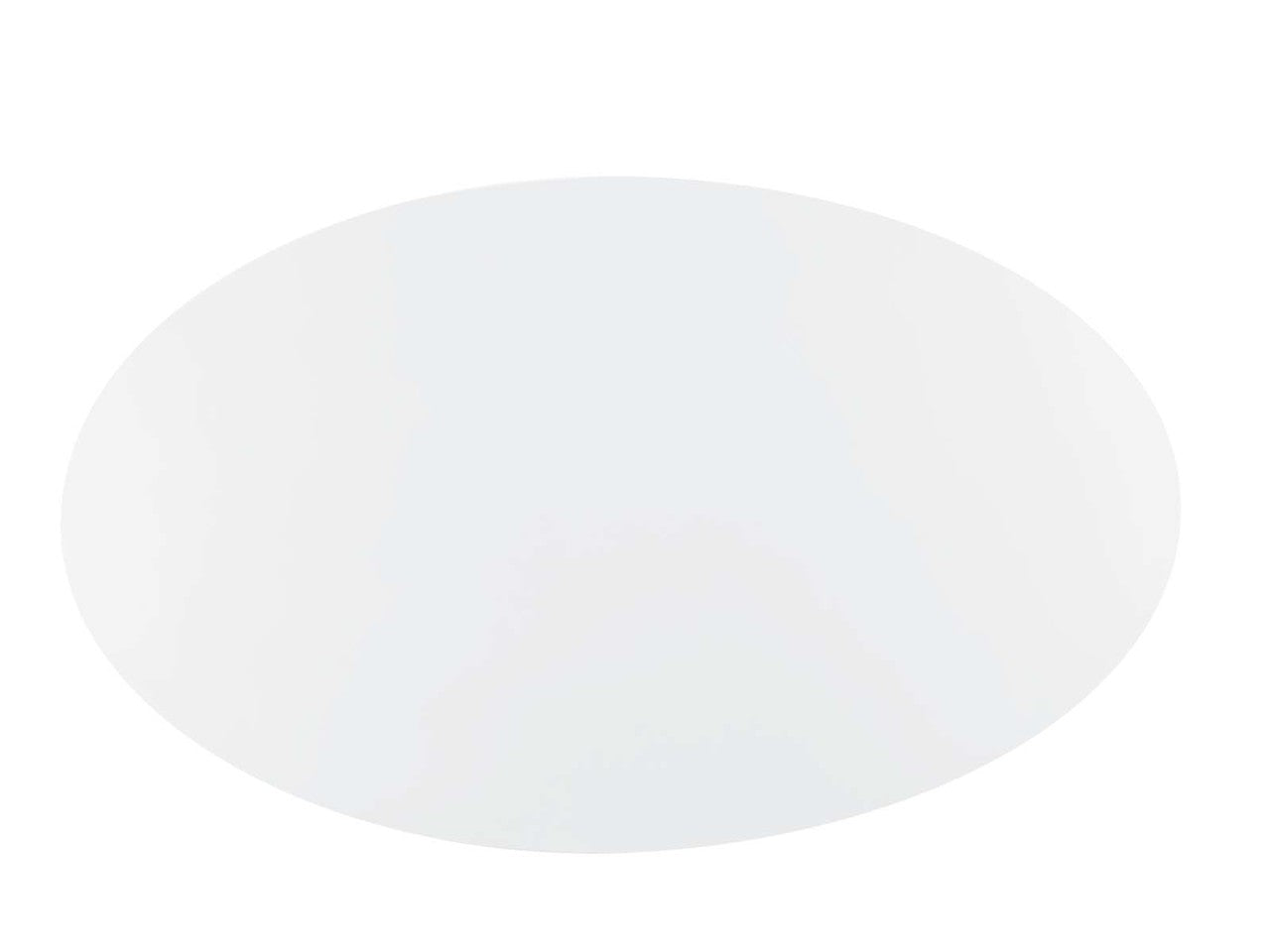 Lippa 78" Oval Dining Table, Metal Steel Wood, Gold White 15361
