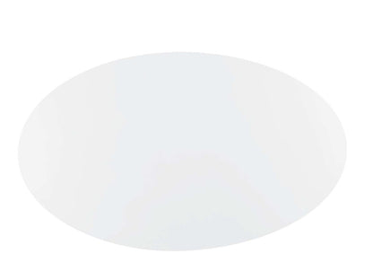 Lippa 78" Oval Dining Table, Metal Steel Wood, Gold White 15361