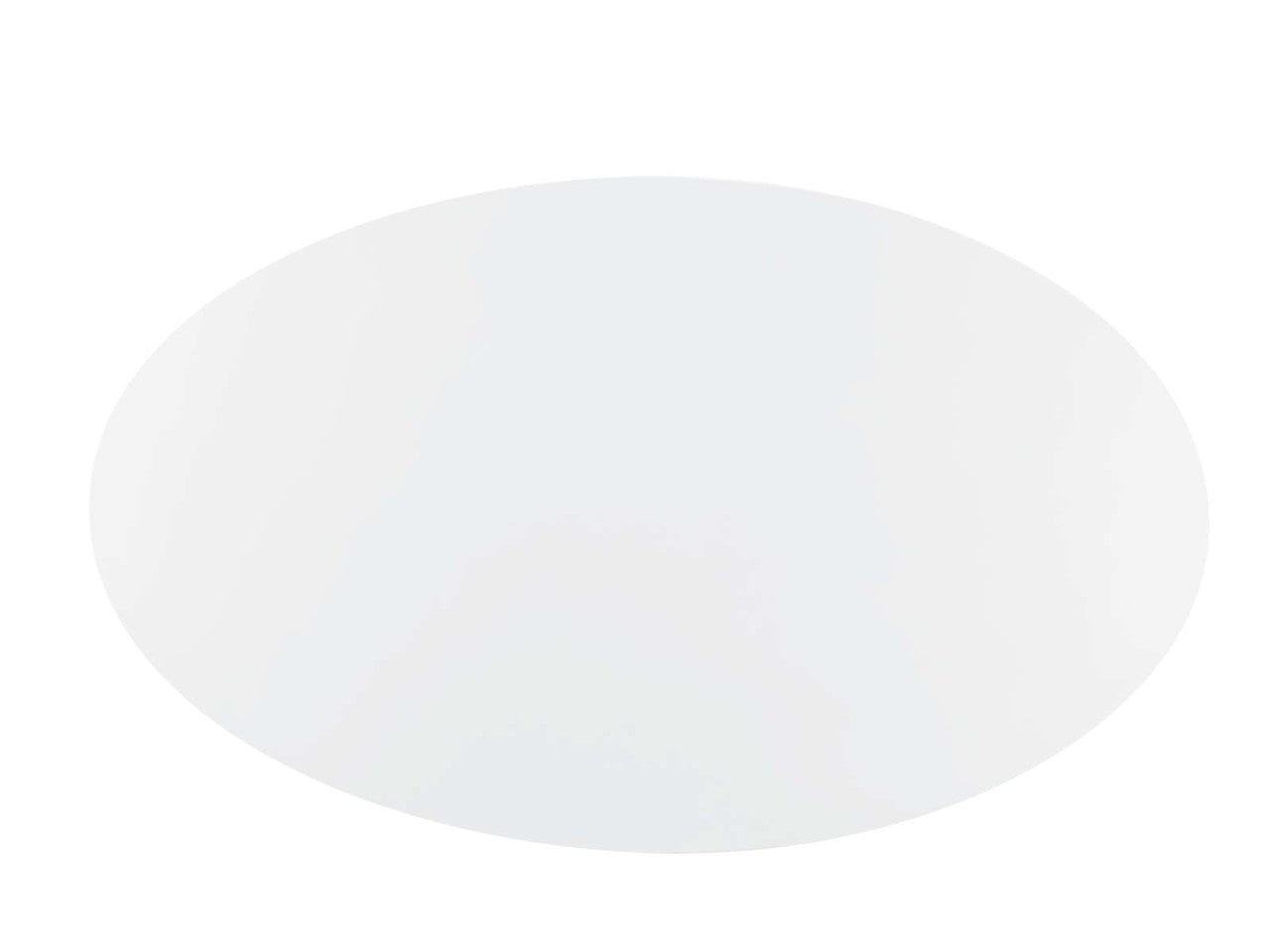 Lippa 78" Oval Dining Table, Metal Steel Wood, White Rose Gold 15227