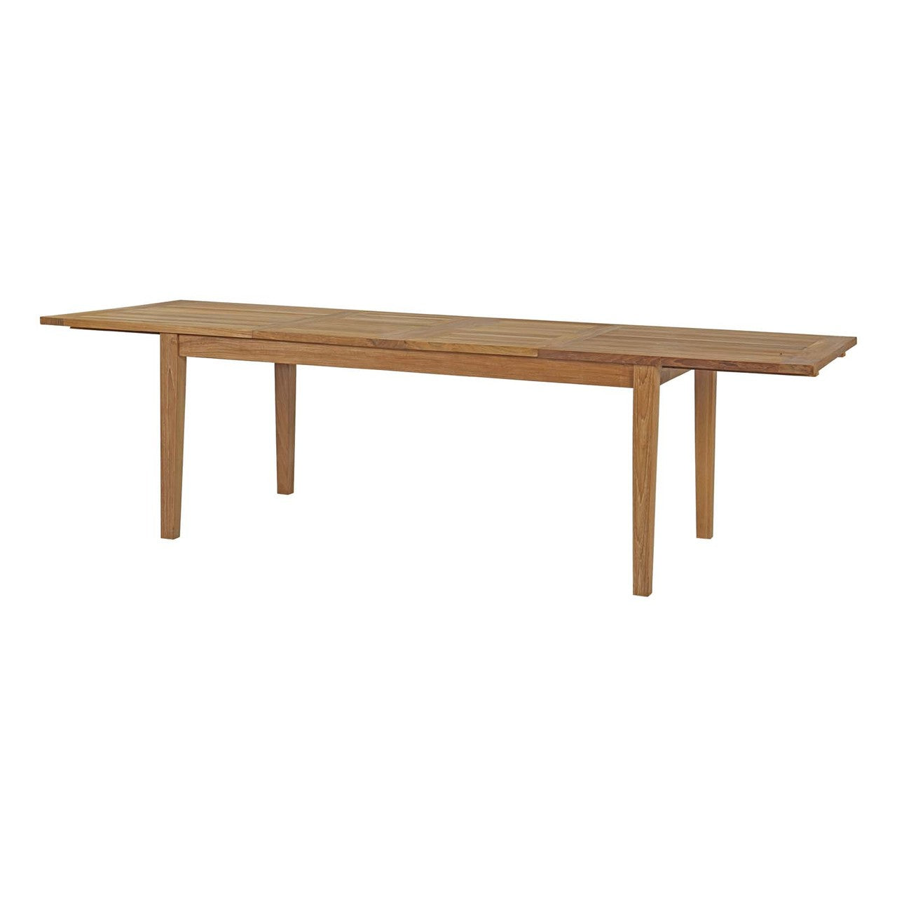 Marina 7 Piece Outdoor Patio Teak Outdoor Dining Set, Wood, White Natural 14269
