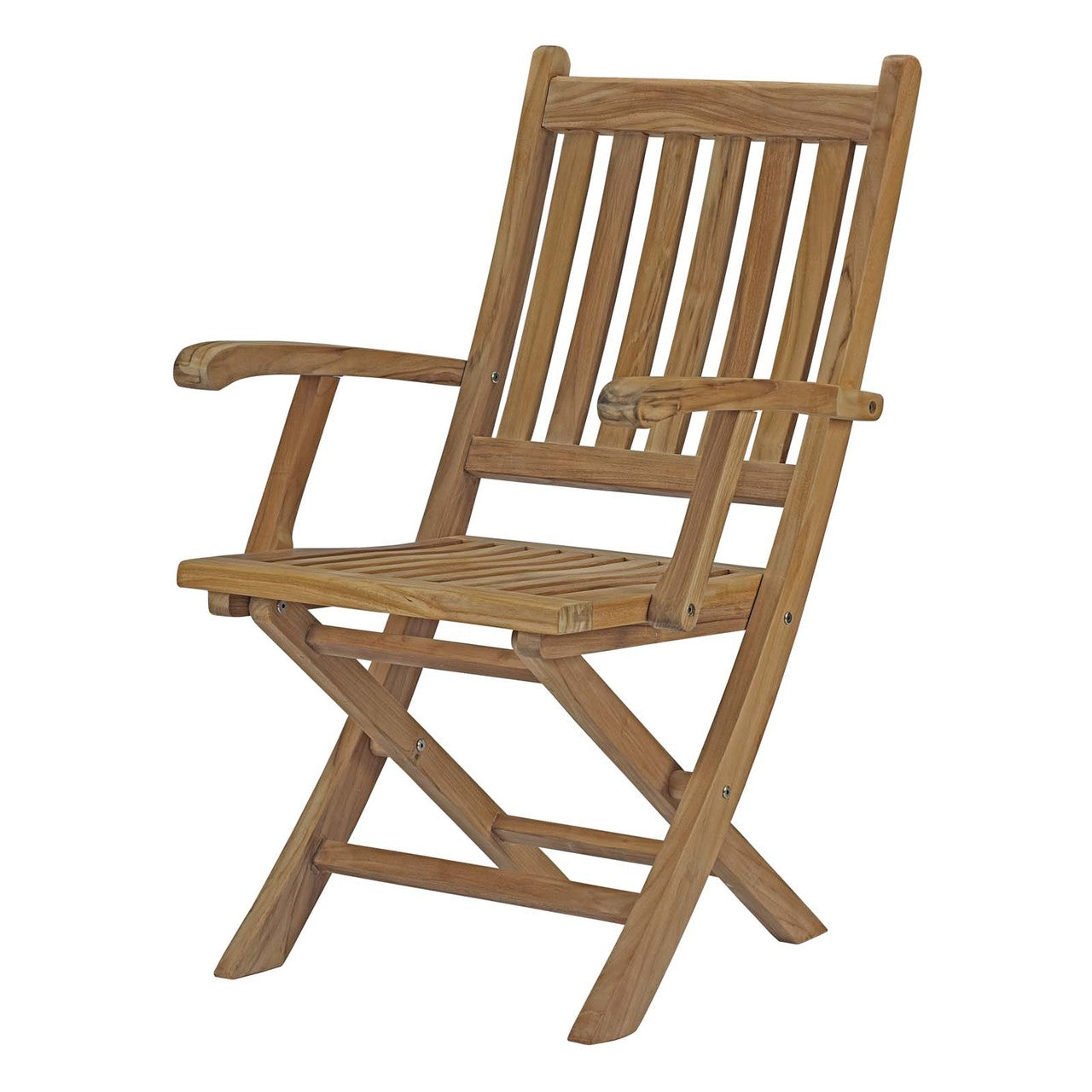 Marina 7 Piece Outdoor Patio Teak Outdoor Dining Set, Wood, Natural 14281