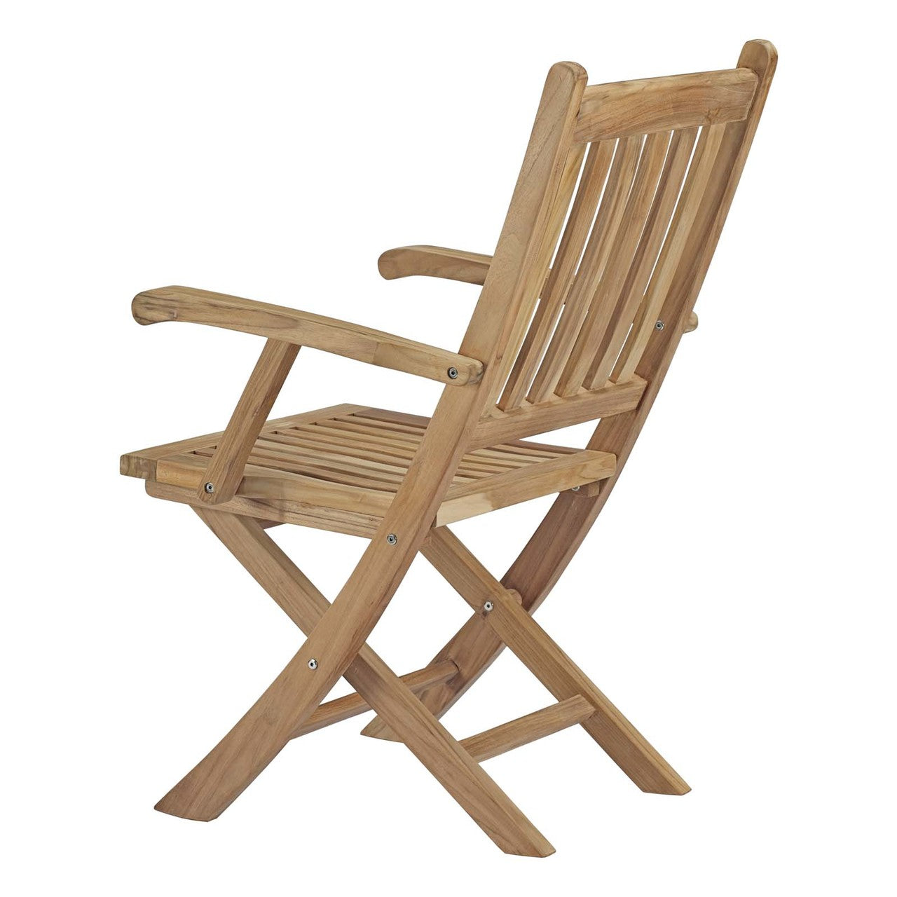 Marina 7 Piece Outdoor Patio Teak Outdoor Dining Set, Wood, Natural 14281