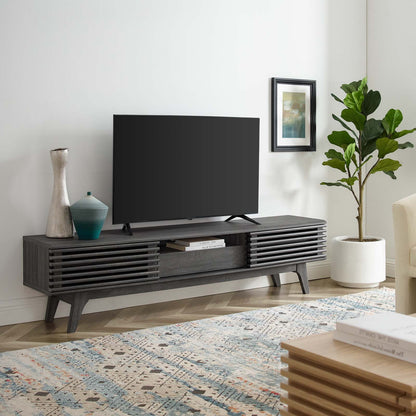 Render 70" TV Stand, Wood, Dark Grey Gray, 18158