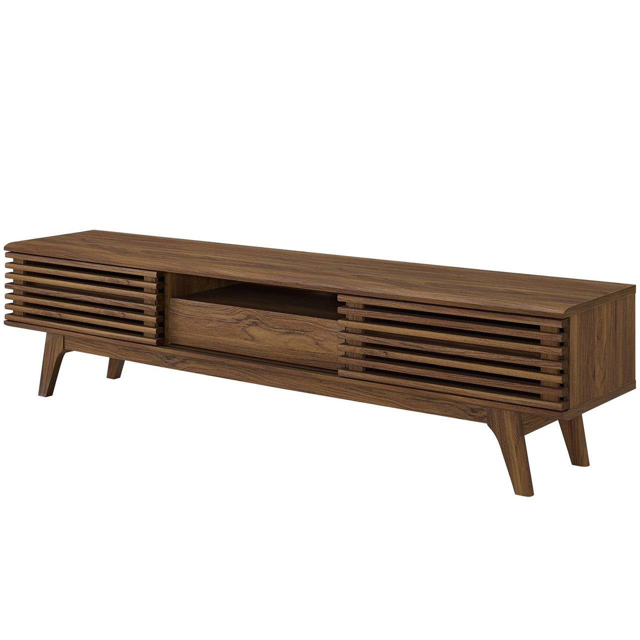 Render 70" TV Stand, Wood, Natural Brown 15379