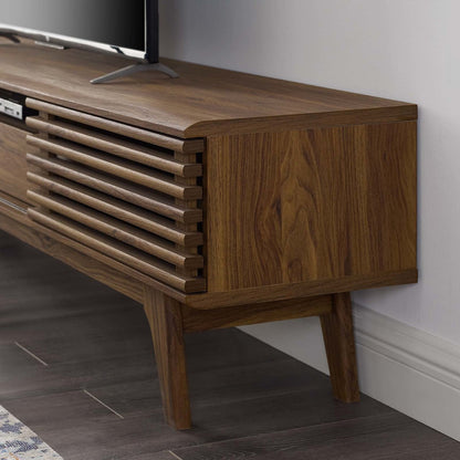Render 70" TV Stand, Wood, Natural Brown 15379