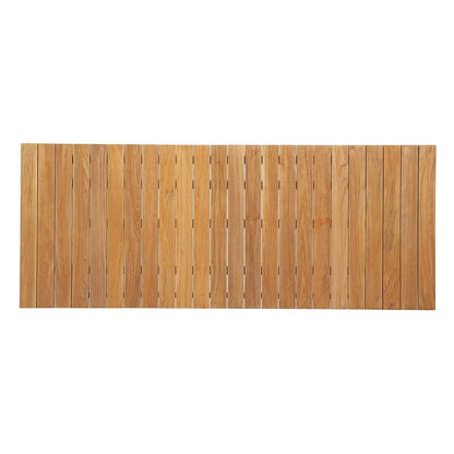 Marina 7 Piece Outdoor Patio Teak Outdoor Dining Set, Wood, White Natural 14290