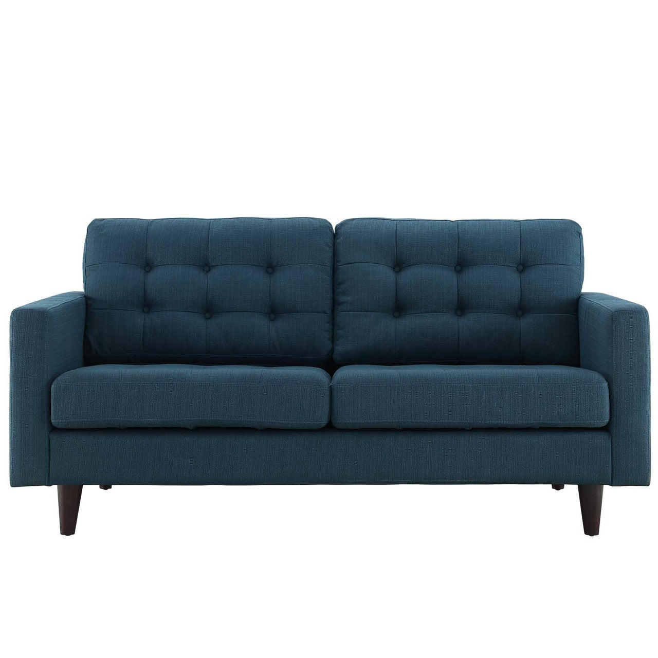 Empress Sofa, Loveseat and Armchair Set of 3, Fabric, Navy Blue 14299