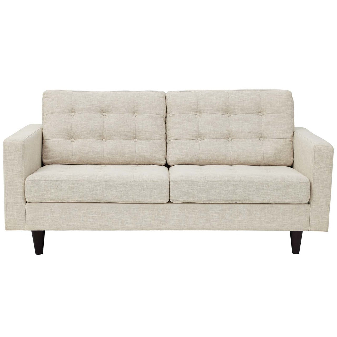 Empress Sofa, Loveseat and Armchair Set of 3, Fabric, Beige 14300