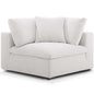 Commix Down Filled Overstuffed Corner Chair, Fabric, Beige 15712