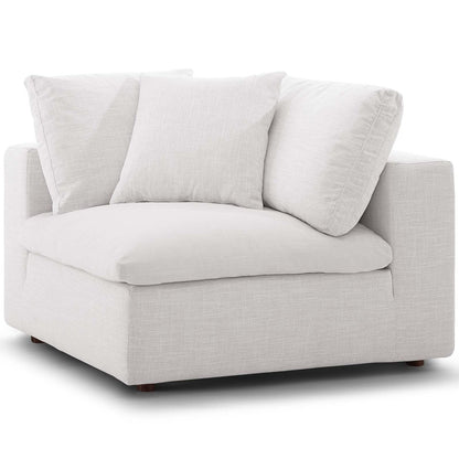 Commix Down Filled Overstuffed Corner Chair, Fabric, Beige 15712