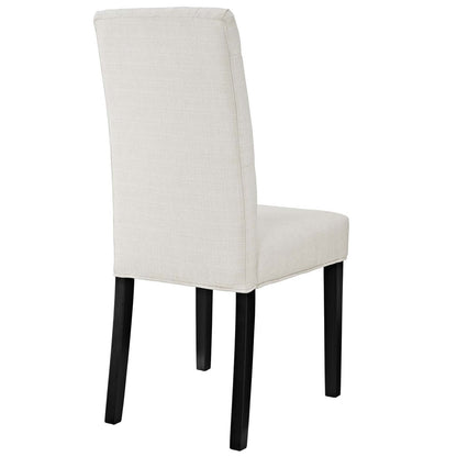 Confer Dining Side Chair Fabric Set of 4, Fabric, Beige 14323