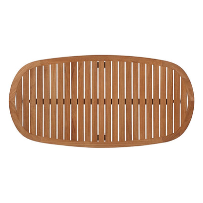 Saratoga 3 Piece Outdoor Patio Teak Set, Wood, White Natural 15071