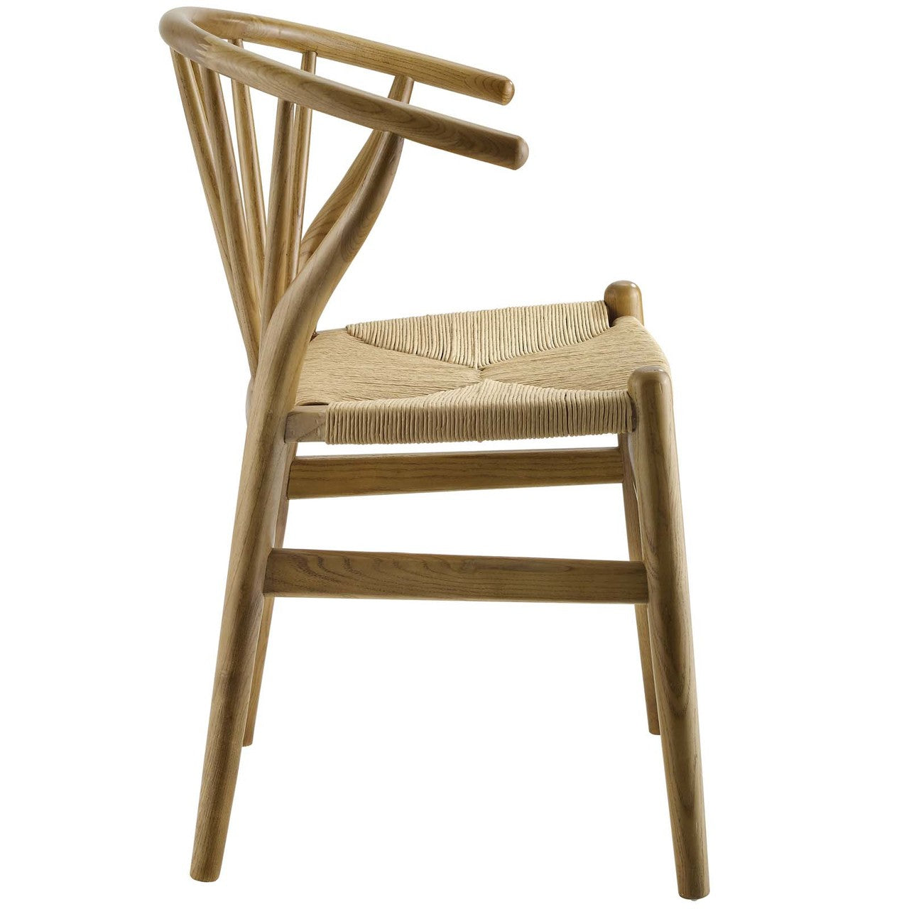 Flourish Spindle Wood Dining Side Chair, Wood, Natural 15387