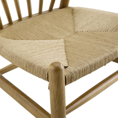 Flourish Spindle Wood Dining Side Chair, Wood, Natural 15387