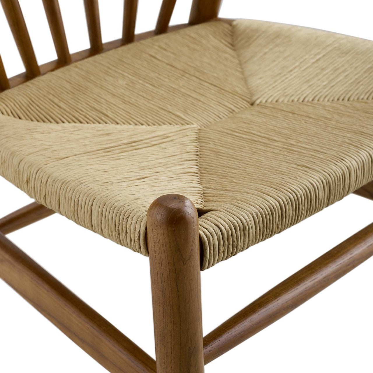Flourish Spindle Wood Dining Side Chair, Wood, Brown 15388