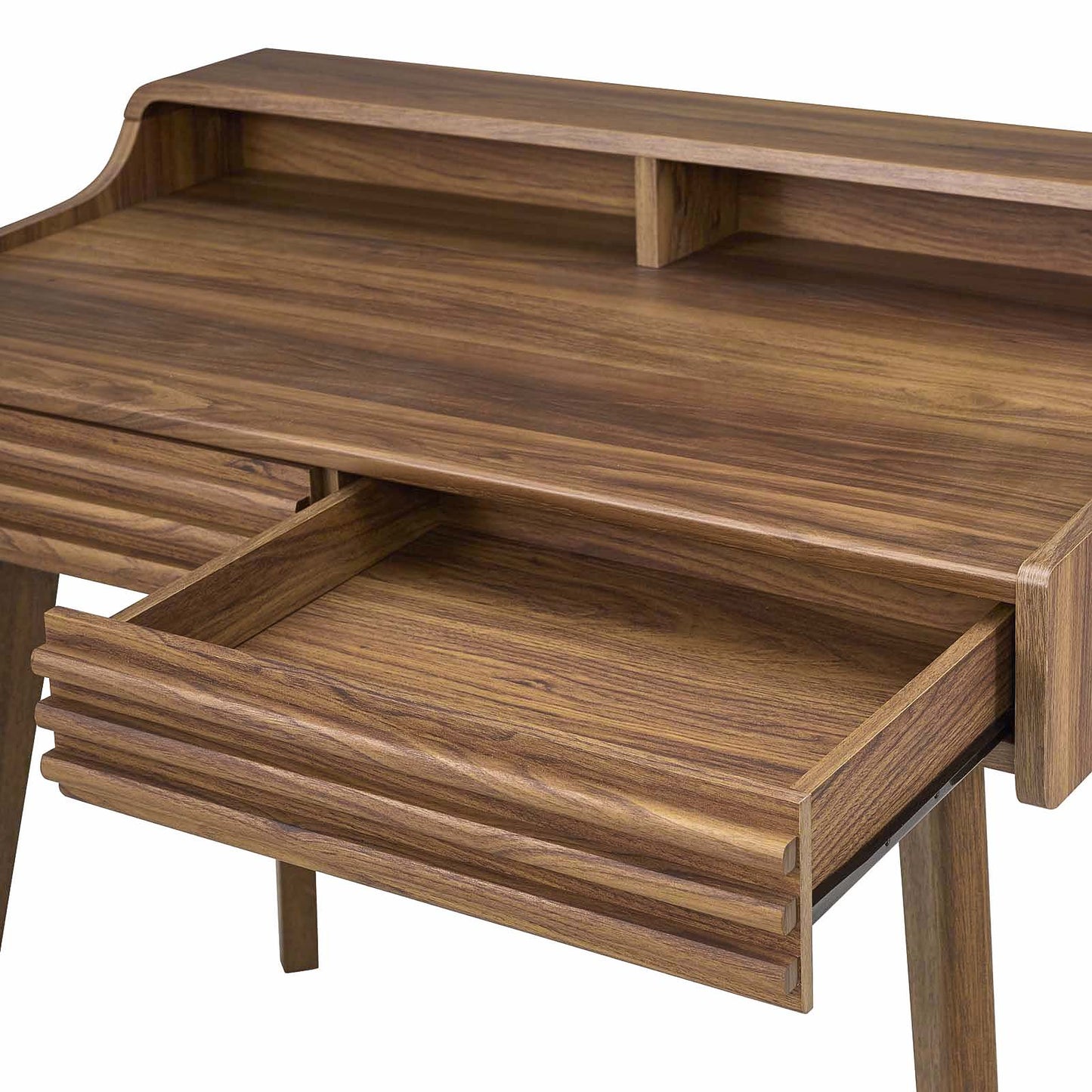 Render Writing Desk, Wood, Natural Walnut Brown, 17991