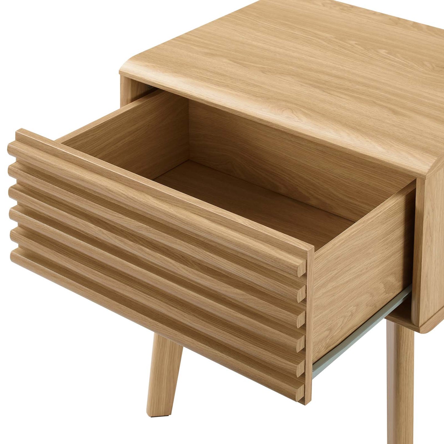 Render End Table, Wood, Brown Oak, 18180