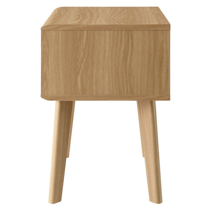 Render End Table, Wood, Brown Oak, 18180